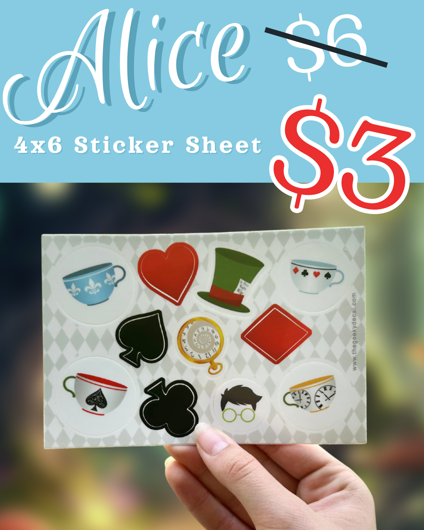 Stickers - Alice Sticker Sheet