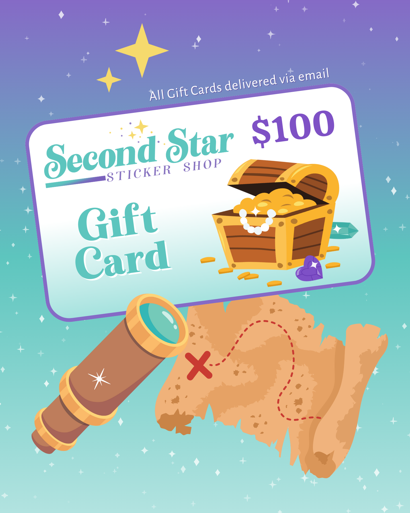 Second Star Sticker Shop Gift Card