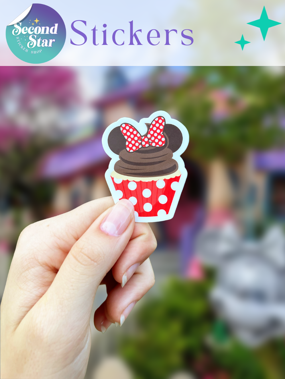 Sticker - Minnie Cupcake