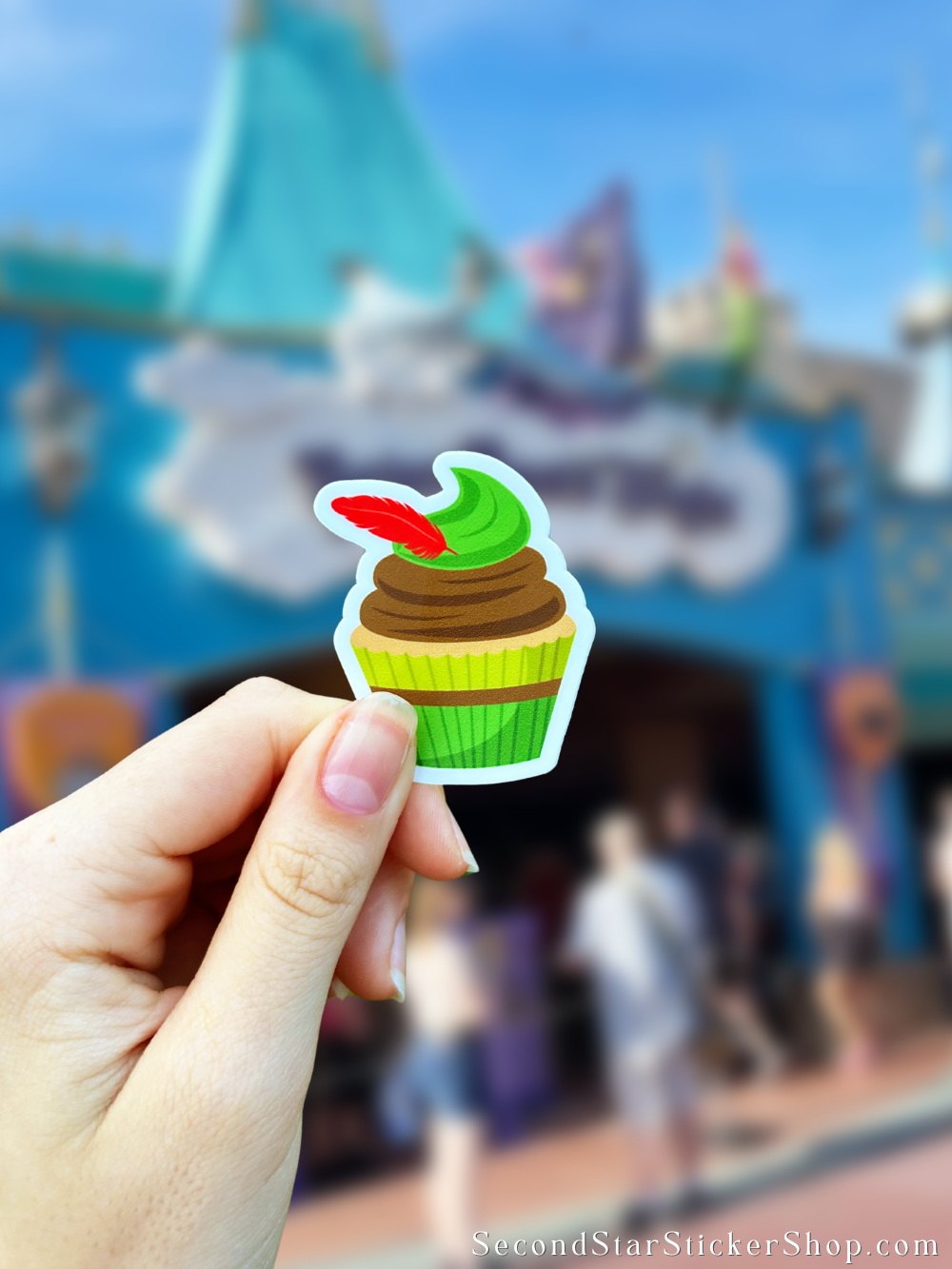Sticker - Peter Pan Cupcake