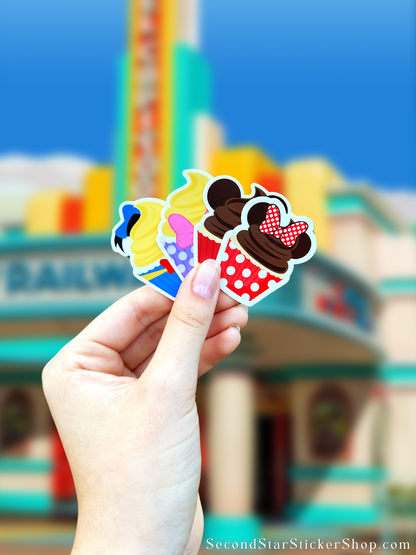 Sticker - Mickey Cupcake