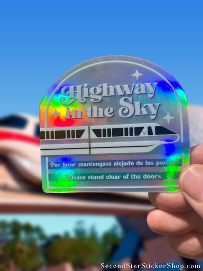 Sticker - Highway in the Sky - Holographic