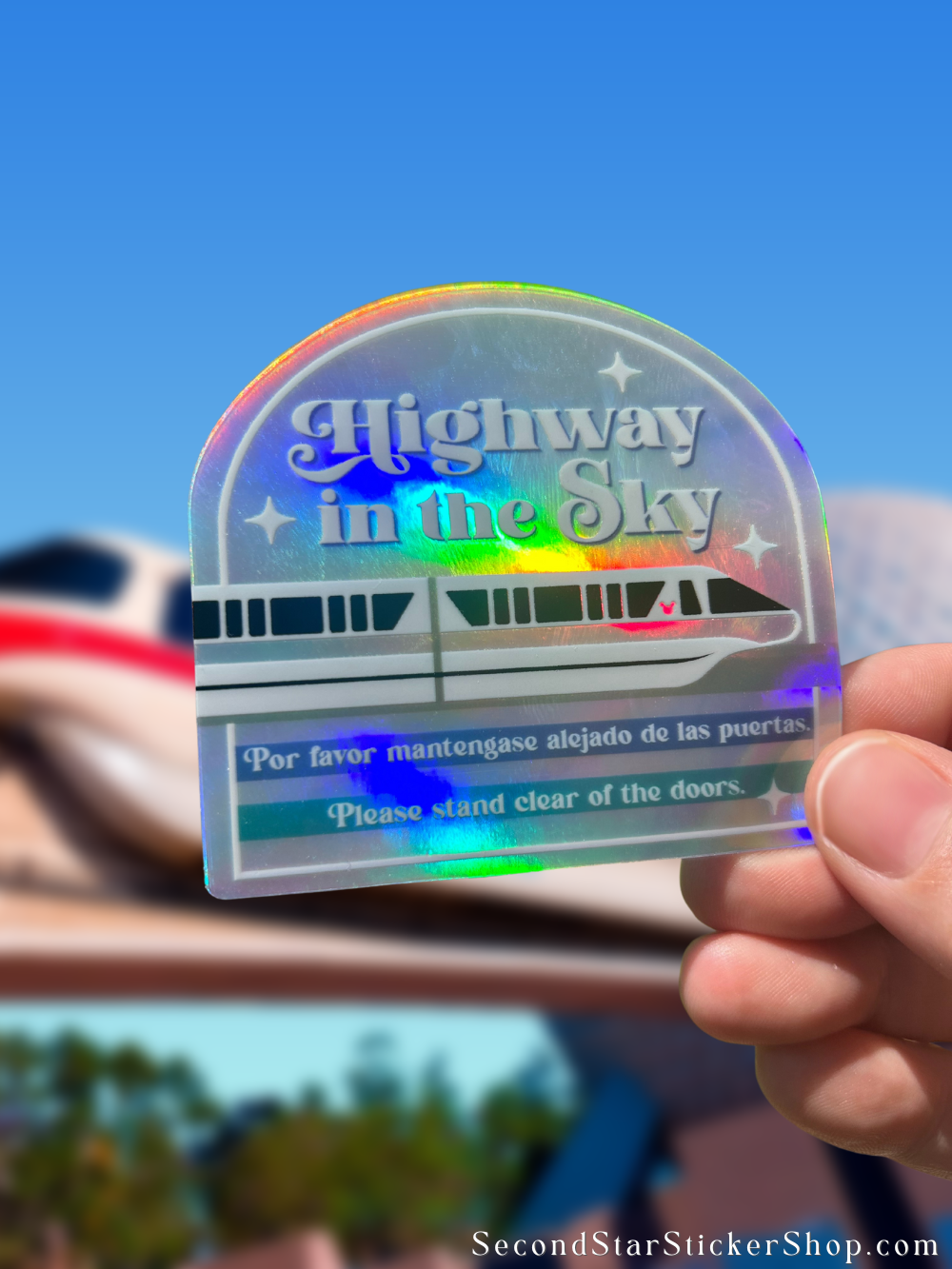 Sticker - Highway in the Sky - Holographic