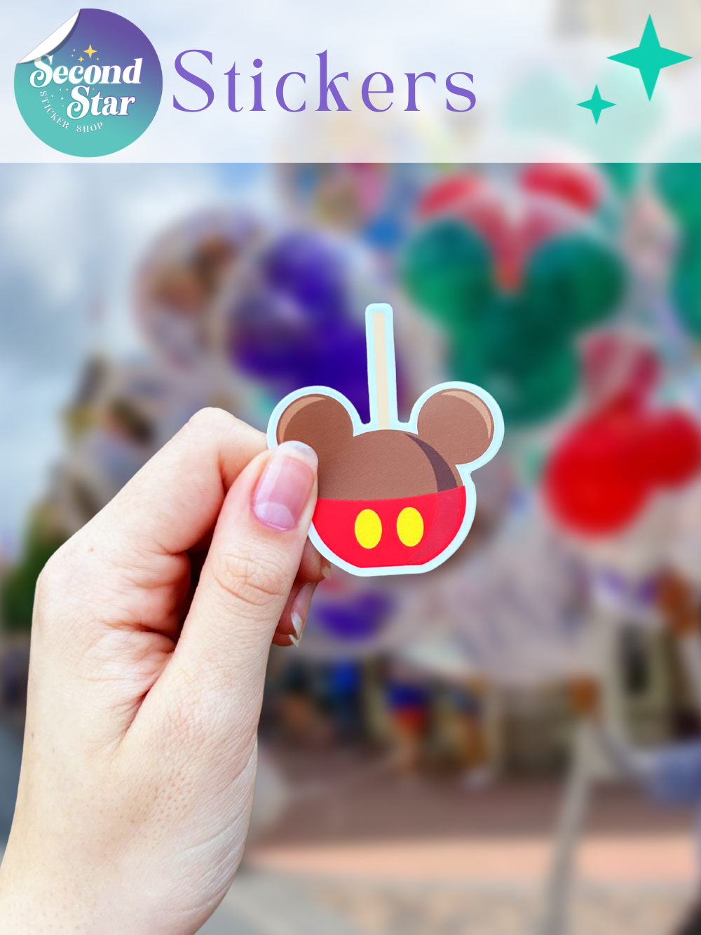 Sticker - Mickey Candy Apple